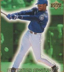 Ken Griffey Jr. [Standing Ovation] #81 Baseball Cards 1999 Upper Deck Ovation Prices