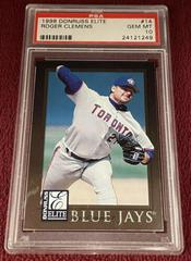 Roger Clemens #14 Baseball Cards 1998 Donruss Elite Prices