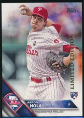 Aaron Nola #133 Baseball Cards 2016 Topps Limited Edition Prices