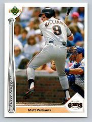 Matt Williams Baseball Cards 1991 Upper Deck Silver Sluggers Prices