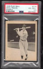 Cecil Travis [Sample] #114 Baseball Cards 1939 Play Ball Prices