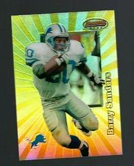Barry Sanders [Refractor] #100 Football Cards 1998 Bowman's Best Prices