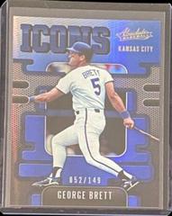George Brett [Spectrum Blue] #I-14 Baseball Cards 2021 Panini Absolute Icons Prices