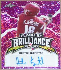 Heston Kjerstad [Pink] #FB-HK1 Baseball Cards 2020 Leaf Flash of Brilliance Autographs Prices