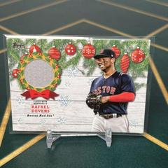 Rafael Devers [Blue Metallic] Baseball Cards 2022 Topps Holiday Relics Prices