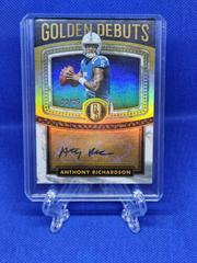 Anthony Richardson [White Gold] #GD-2 Football Cards 2023 Panini Gold Standard Golden Debuts Autographs Prices