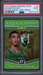 Jayson Tatum [Lime Green] #3 Basketball Cards 2017 Panini Donruss Optic Rookie Kings Prices