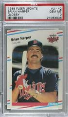 Brian Harper #U-42 Baseball Cards 1988 Fleer Update Glossy Prices