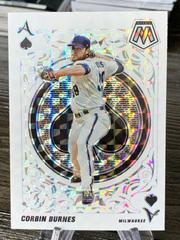 Corbin Burnes [Mosaic] #A-11 Baseball Cards 2022 Panini Mosaic Aces Prices
