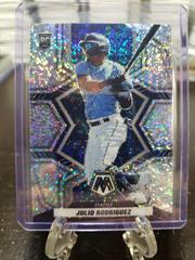 Julio Rodriguez [White Sparkle] Baseball Cards 2022 Panini Mosaic Prices