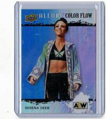 Serena Deeb [Blue Purple] #R-17 Wrestling Cards 2022 Upper Deck Allure AEW Color Flow Prices
