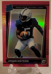 Jahan Dotson [Pink] Football Cards 2022 Panini Chronicles Draft Picks Donruss Optic Rated Rookie Prices