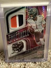 Justin Fields [Neon Pink] #SS-JFI Football Cards 2022 Panini Spectra Sunday Spectacle Prices