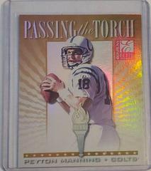 Peyton Manning #3 Football Cards 1999 Panini Donruss Elite Passing the Torch Prices