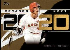 Shohei Ohtani [Gold] Baseball Cards 2020 Topps Decade's Next Prices