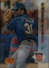 Mike Piazza [Checklist] #167 Baseball Cards 1995 Sportflix Prices