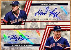 Roger Clemens, Wade Boggs #BSDA-BOC Baseball Cards 2023 Topps Stars Dual Autographs Prices