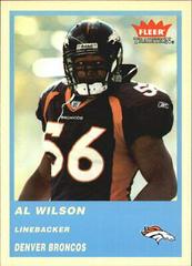 Al Wilson [Blue] #241 Football Cards 2004 Fleer Tradition Prices