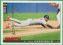 Ozzie Smith [Gold Signature] Baseball Cards 1995 Collector's Choice Prices