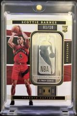 Scottie Barnes [Holo Gold] #83 Basketball Cards 2021 Panini Impeccable Prices