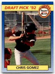 Chris Gomez Baseball Cards 1992 Front Row Draft Picks Prices