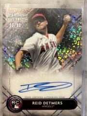 Reid Detmers [Speckle] #RA-RD Baseball Cards 2022 Bowman Sterling Rookie Autographs Prices
