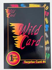 Surprise Card #4 #98 Basketball Cards 1991 Wild Card Prices