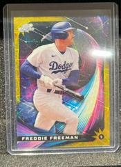 Freddie Freeman [Gold Interstellar] Baseball Cards 2022 Topps Cosmic Chrome Star Gaze Prices