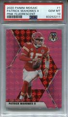 Patrick Mahomes II [Pink Fluorescent] Football Cards 2020 Panini Mosaic Prices