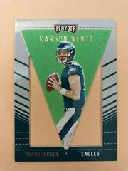 Carson Wentz #19 Football Cards 2016 Panini Playoff Pennants Prices