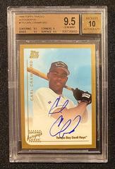 Carl Crawford [Certified Autograph] #T75 Baseball Cards 1999 Topps Traded Prices