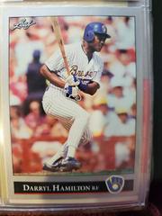 Darryl Hamilton #12 Baseball Cards 1992 Leaf Prices