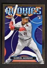 Gabriel Moreno #FRD-3 Baseball Cards 2023 Topps Finest Rookies Design Variation Prices