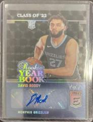 David Roddy #RYB-DVR Basketball Cards 2022 Panini Donruss Elite Rookie Yearbook Autographs Prices