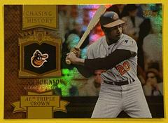 Frank Robinson [Holofoil Gold] #CH-21 Baseball Cards 2013 Topps Chasing History Prices