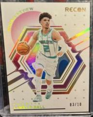 LaMelo Ball [Gold] #11 Basketball Cards 2023 Panini Recon Rookie Review Prices