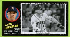 Alex Bregman Baseball Cards 2020 Topps Heritage 1971 Greatest Moments Prices