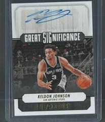 Keldon Johnson [Gold] #GS-KLJ Basketball Cards 2022 Panini Hoops Great SIGnificance Autographs Prices