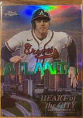 Freddie Freeman [Green] #HOC-5 Baseball Cards 2022 Topps Chrome Heart of the City Prices