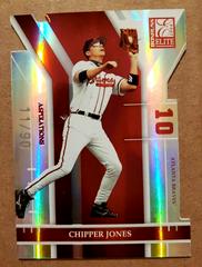 Chipper Jones [Aspirations] #77 Baseball Cards 2004 Donruss Elite Prices