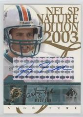Jay Fiedler [Blue #'d] #JF Football Cards 2003 SP Signature Signature Edition Prices