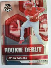 Dylan Carlson [Mosaic] #RD4 Baseball Cards 2021 Panini Mosaic Rookie Debut Prices