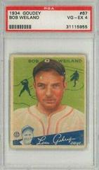 Bob Weiland #67 Baseball Cards 1934 Goudey Prices