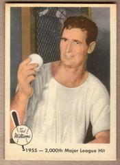 1955 2,000th Major [League Hit] #56 Baseball Cards 1959 Fleer Ted Williams Prices