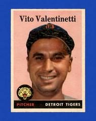 Vito Valentinetti #463 Baseball Cards 1958 Topps Prices