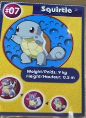 Squirtle #7 Pokemon Burger King Prices