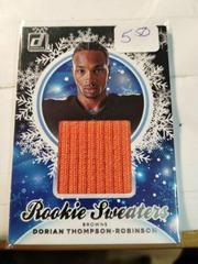 Dorian Thompson Robinson #HS-DTR Football Cards 2023 Panini Donruss Rookie Holiday Sweater Prices
