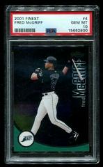 Fred McGriff #4 Baseball Cards 2001 Finest Prices