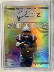 Pierre Strong Jr. #RE-PS Football Cards 2022 Panini Illusions Rookie Endorsements Autographs Prices