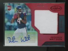 Deshaun Watson [Autograph Jersey Mirror Red] #208 Football Cards 2017 Panini Certified Prices